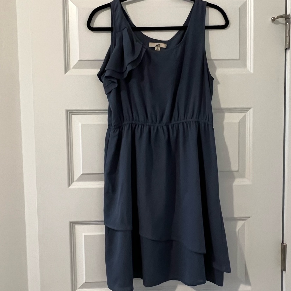 Blue Sleeveless Dress